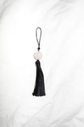Tassle Charm with a Rose Quartz Stone