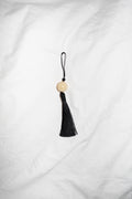 Tassle Charm with a Yellow Calcite Stone