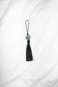 Tassle Charm with a Green Aventurine Stone